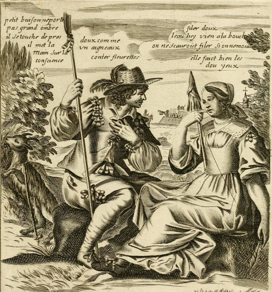 An illustration from Recueil des plus illustres proverbes, divises en trois livres ..., 1657, leaf 124