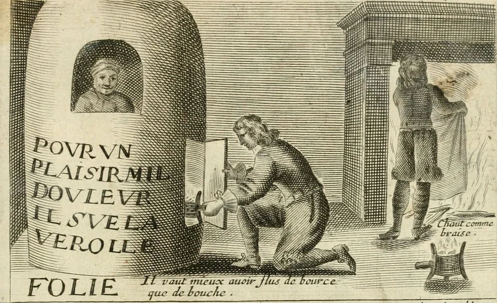 An illustration from Recueil des plus illustres proverbes, divises en trois livres ..., 1657, leaf 138