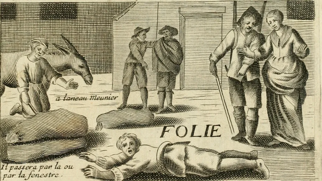 An illustration from Recueil des plus illustres proverbes, divises en trois livres ..., 1657, leaf 138