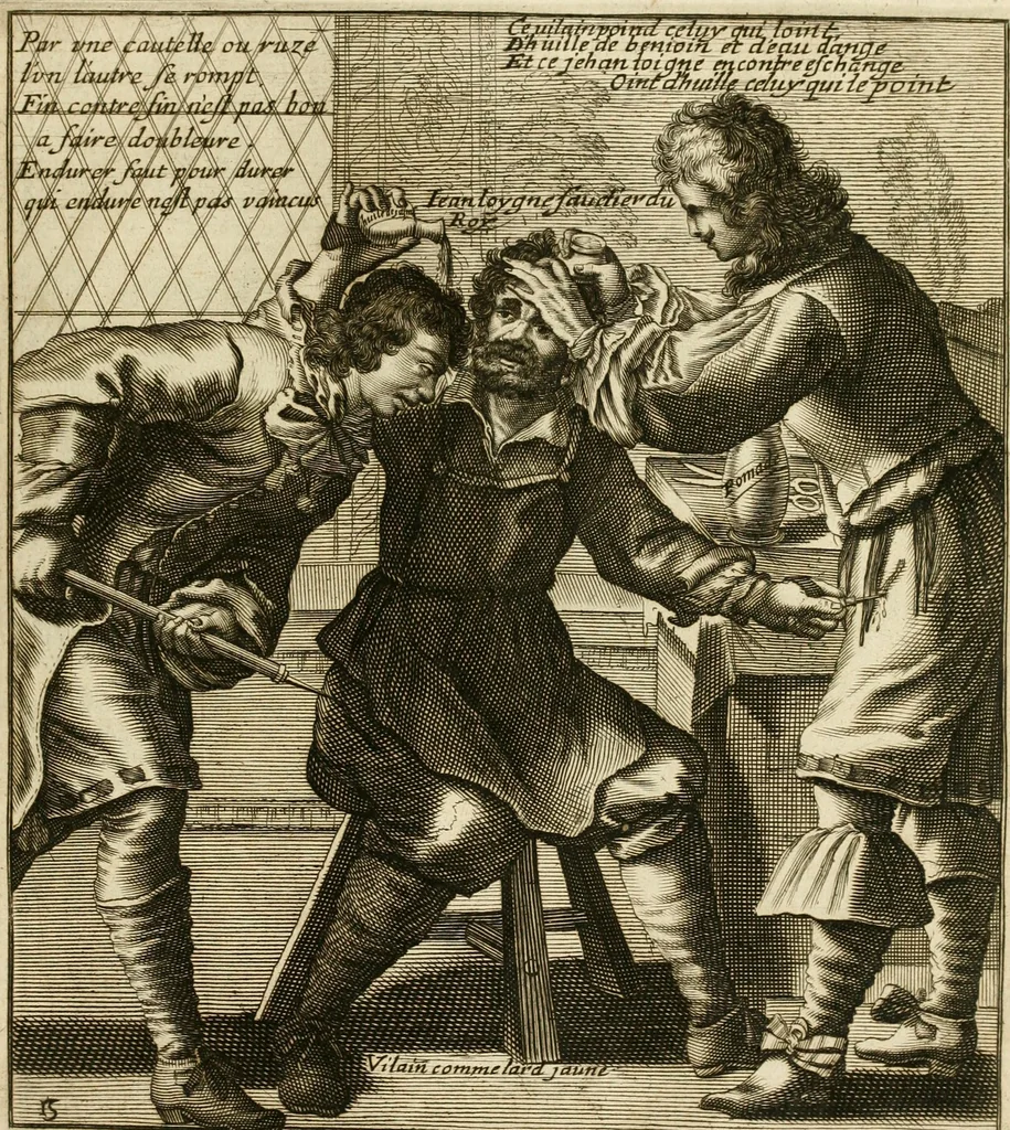 An illustration from Recueil des plus illustres proverbes, divises en trois livres ..., 1657, leaf 140