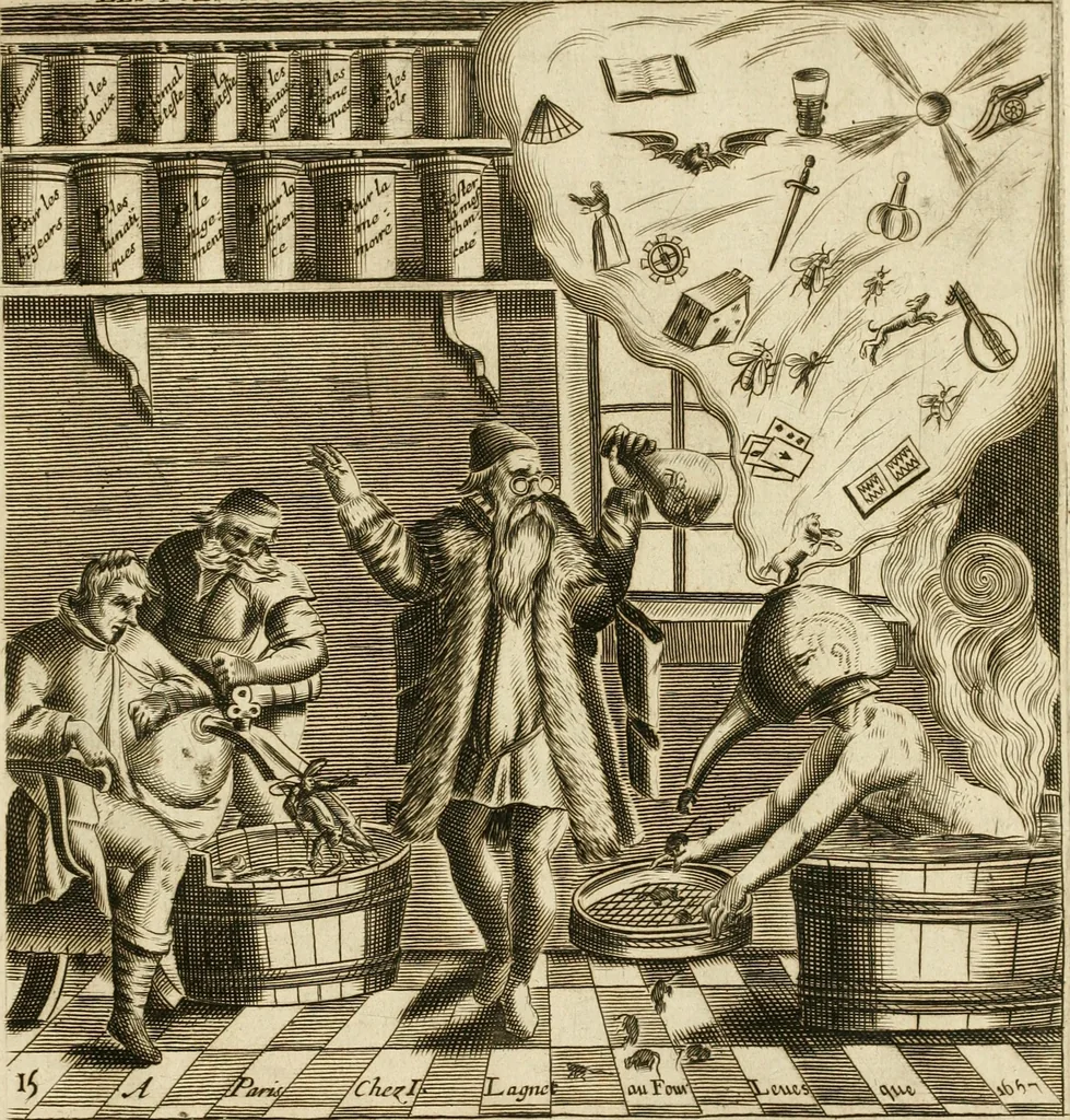 An illustration from Recueil des plus illustres proverbes, divises en trois livres ..., 1657, leaf 144