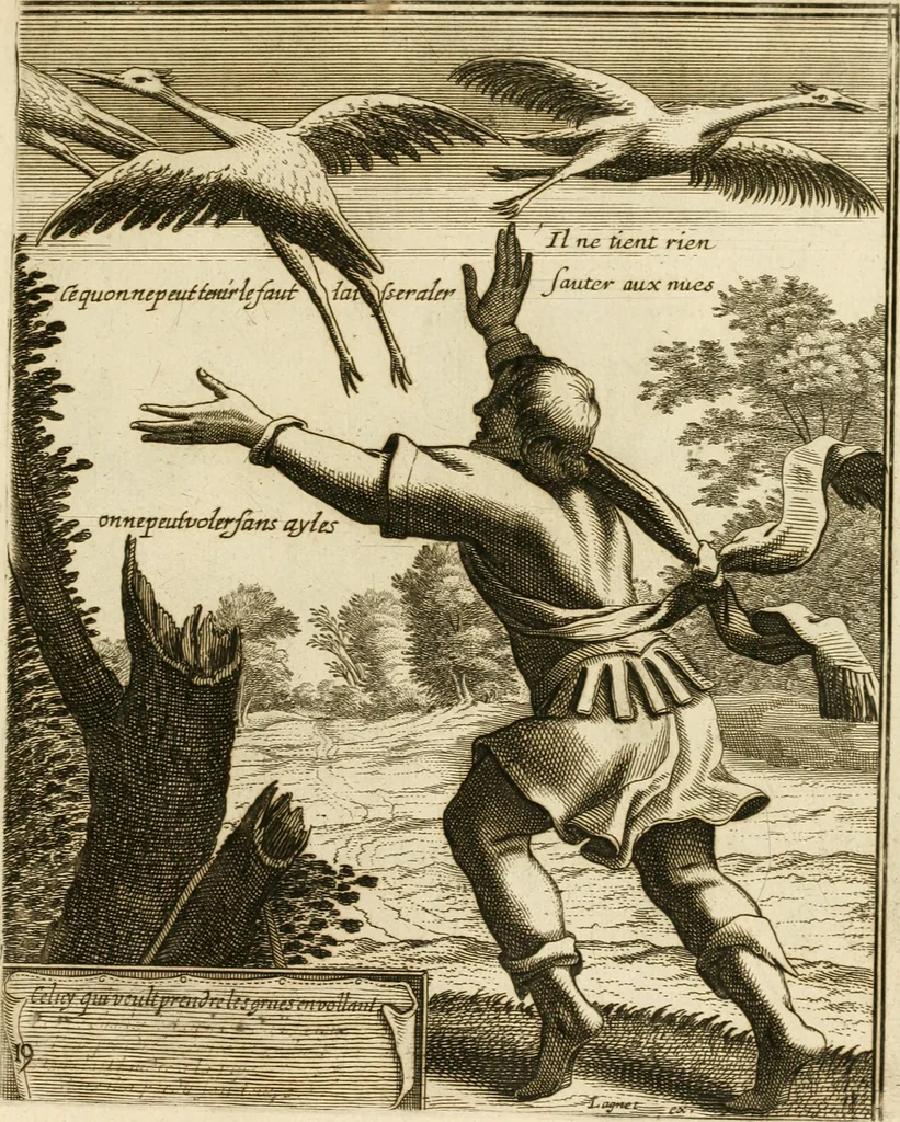 An illustration from Recueil des plus illustres proverbes, divises en trois livres ..., 1657, leaf 152