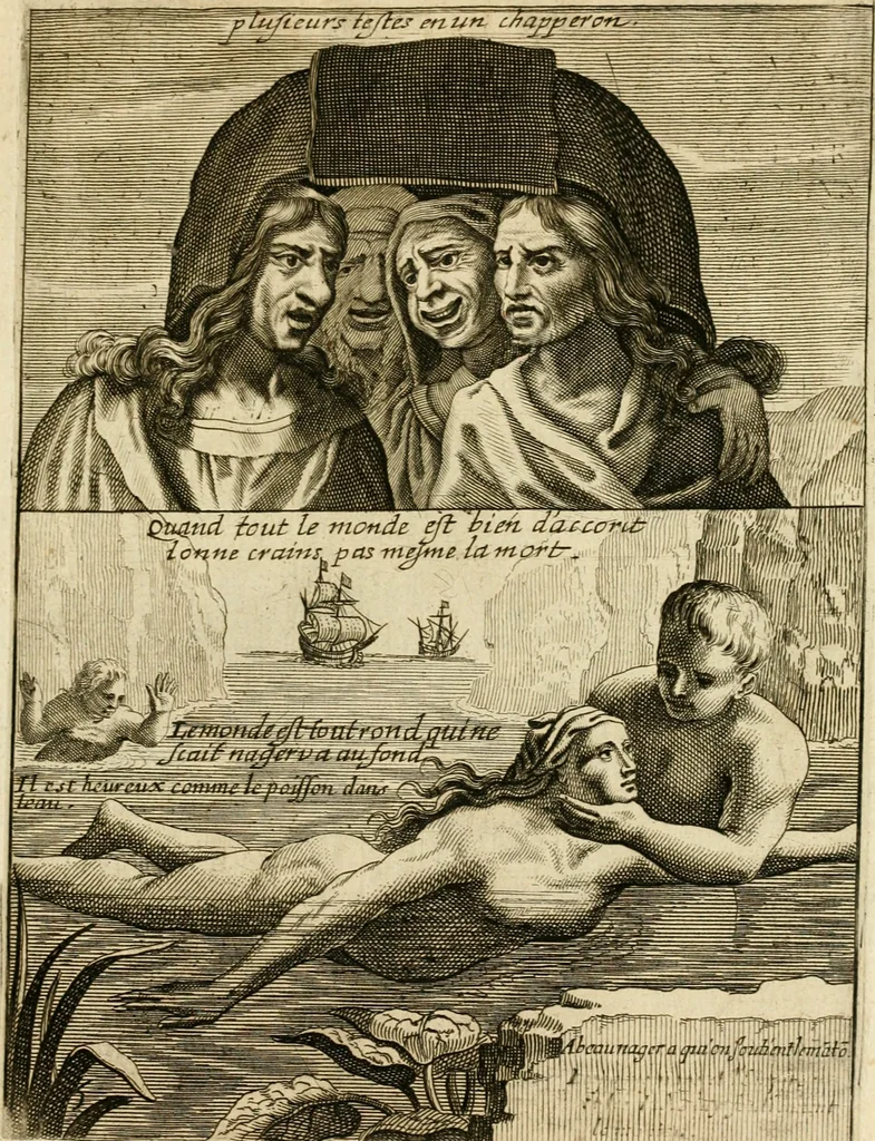 An illustration from Recueil des plus illustres proverbes, divises en trois livres ..., 1657, leaf 16