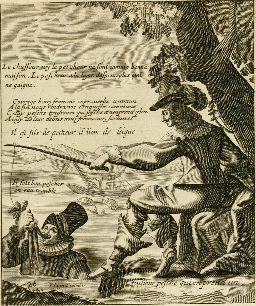 An illustration from Recueil des plus illustres proverbes, divises en trois livres ..., 1657, leaf 166
