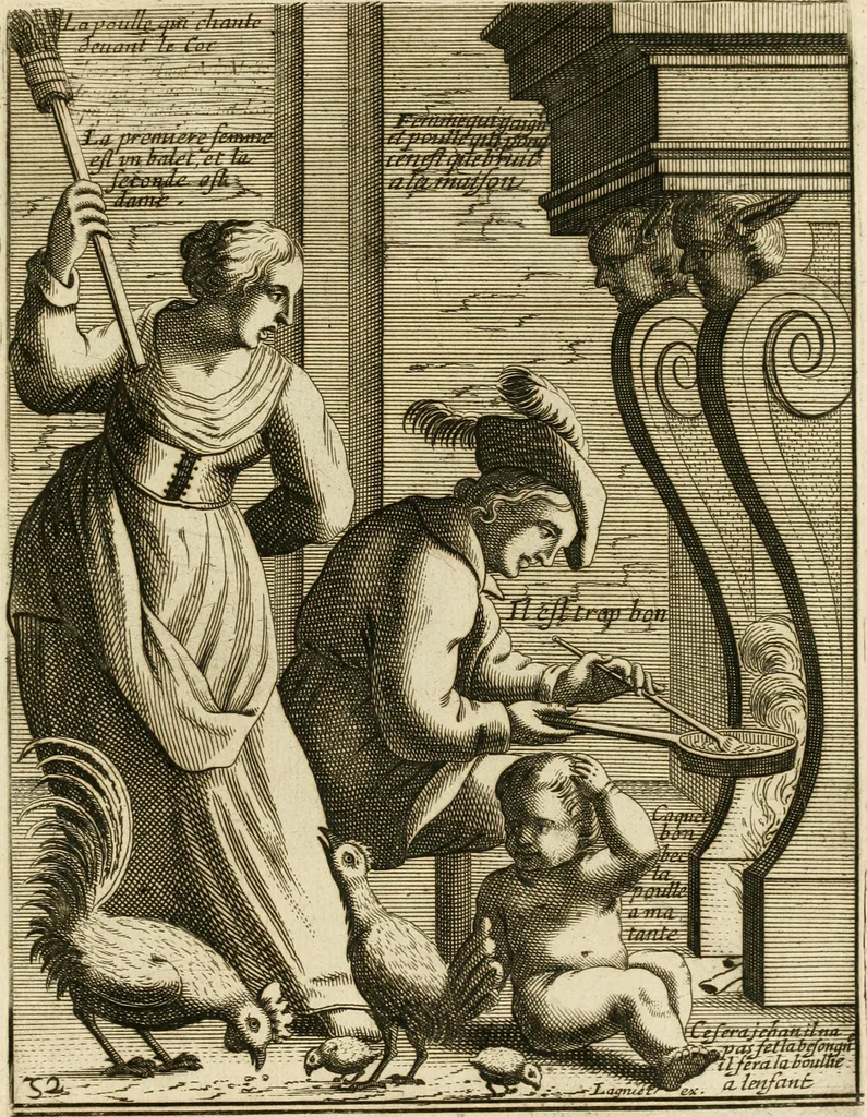 An illustration from Recueil des plus illustres proverbes, divises en trois livres ..., 1657, leaf 178