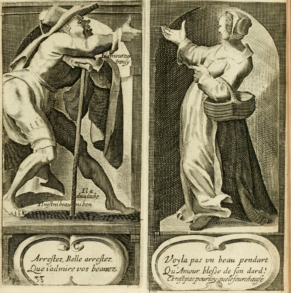 An illustration from Recueil des plus illustres proverbes, divises en trois livres ..., 1657, leaf 180