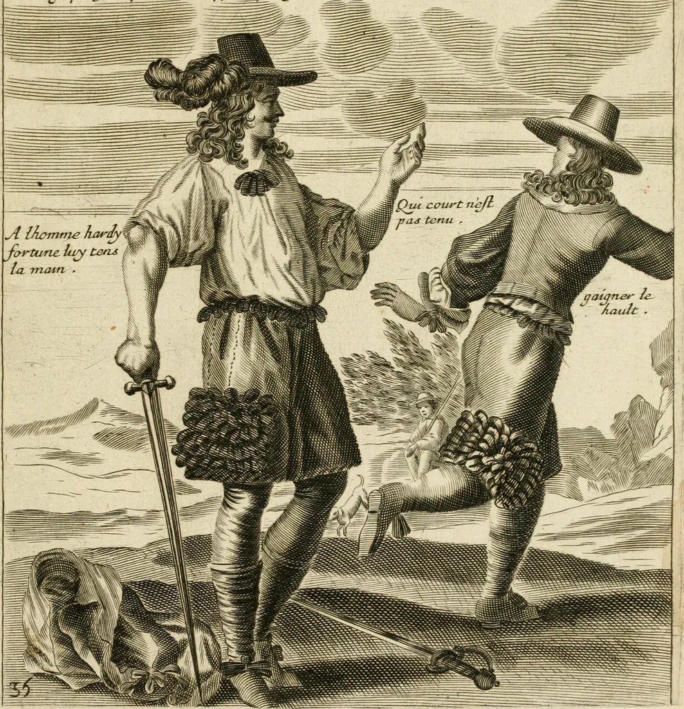 An illustration from Recueil des plus illustres proverbes, divises en trois livres ..., 1657, leaf 184