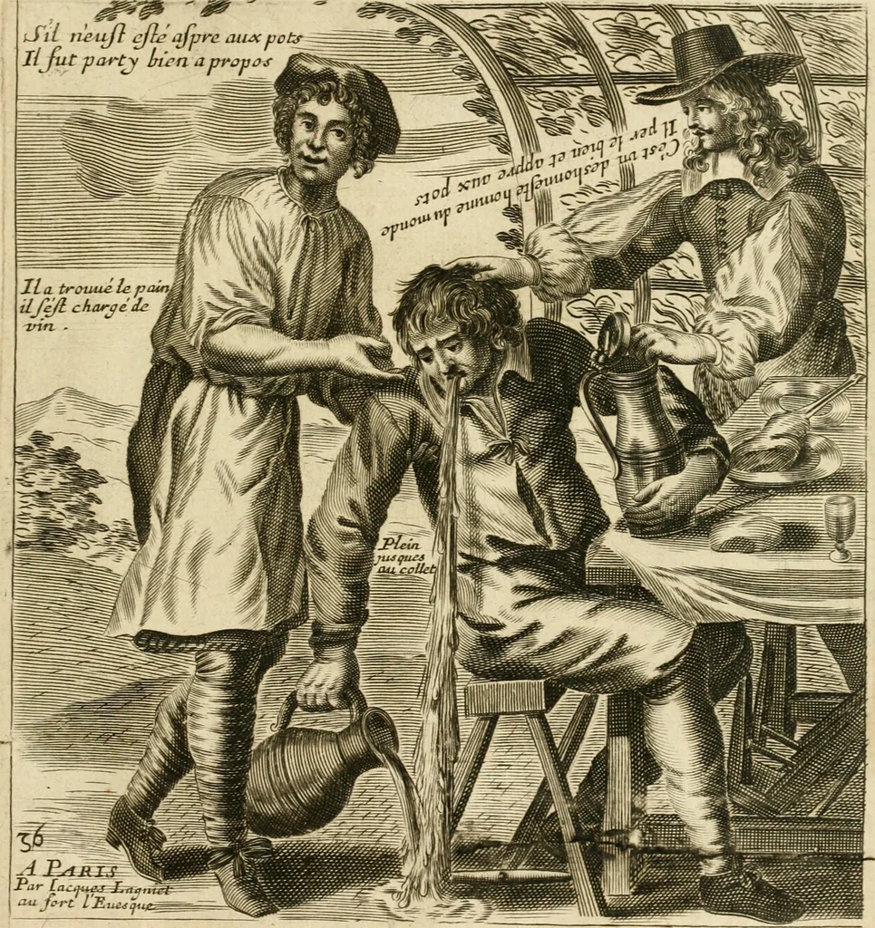 An illustration from Recueil des plus illustres proverbes, divises en trois livres ..., 1657, leaf 186