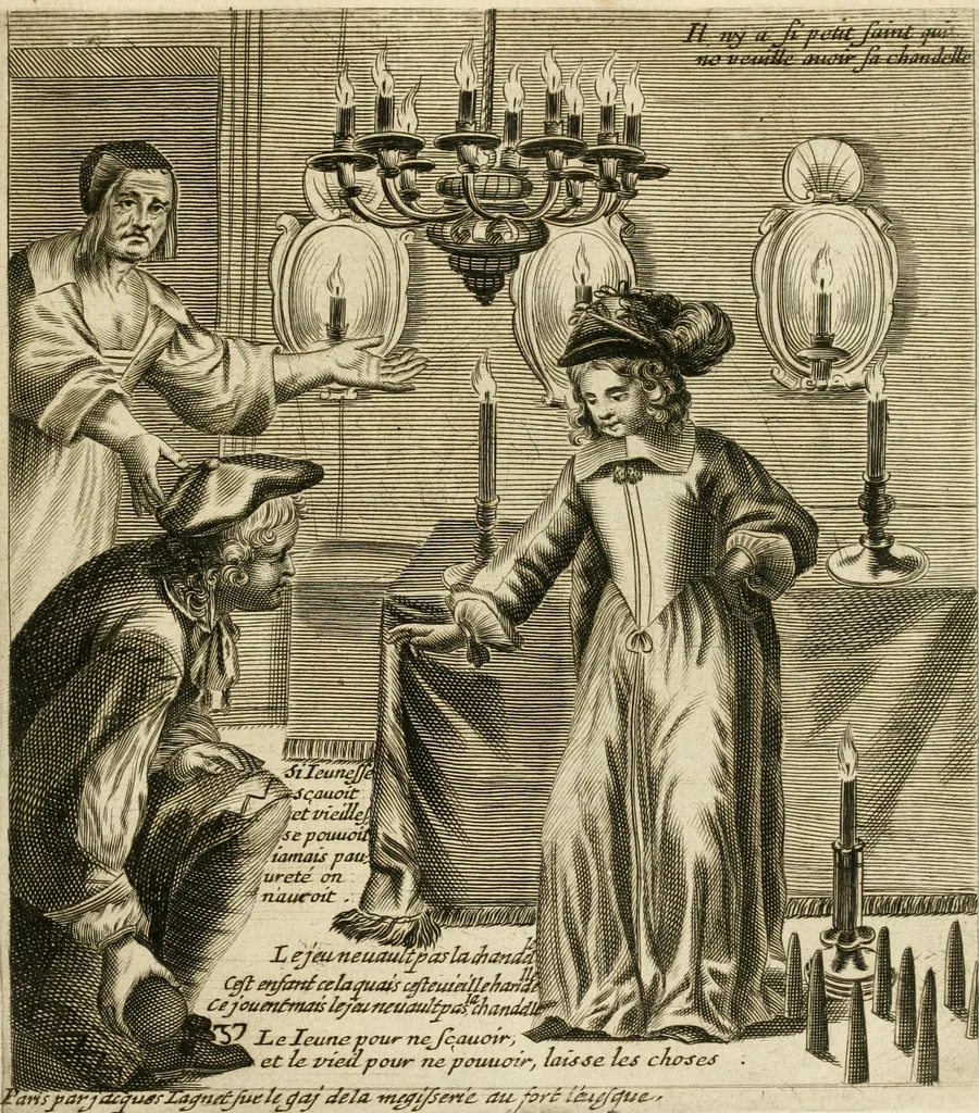 An illustration from Recueil des plus illustres proverbes, divises en trois livres ..., 1657, leaf 188