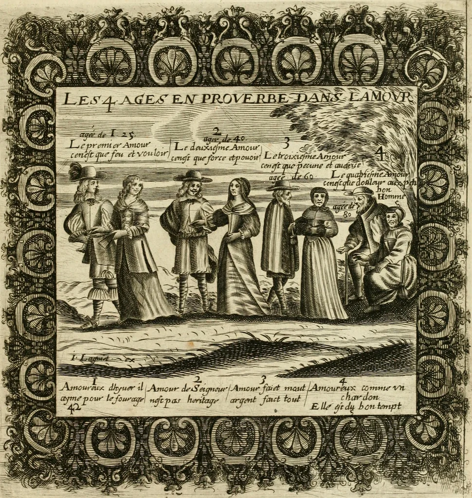 An illustration from Recueil des plus illustres proverbes, divises en trois livres ..., 1657, leaf 196