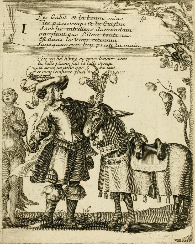 An illustration from Recueil des plus illustres proverbes, divises en trois livres ..., 1657, leaf 206
