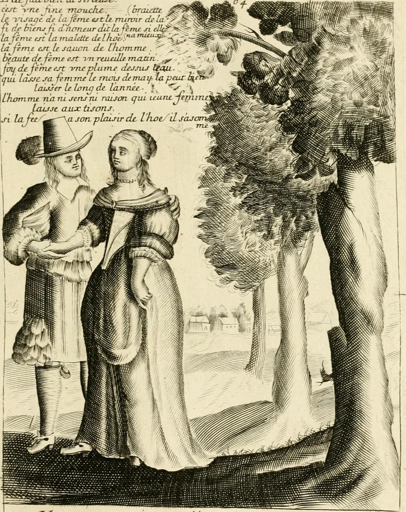 An illustration from Recueil des plus illustres proverbes, divises en trois livres ..., 1657, leaf 232
