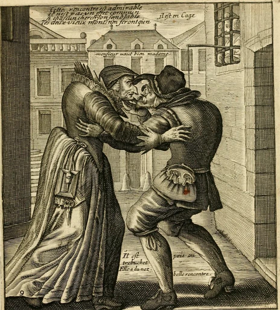 An illustration from Recueil des plus illustres proverbes, divises en trois livres ..., 1657, leaf 24