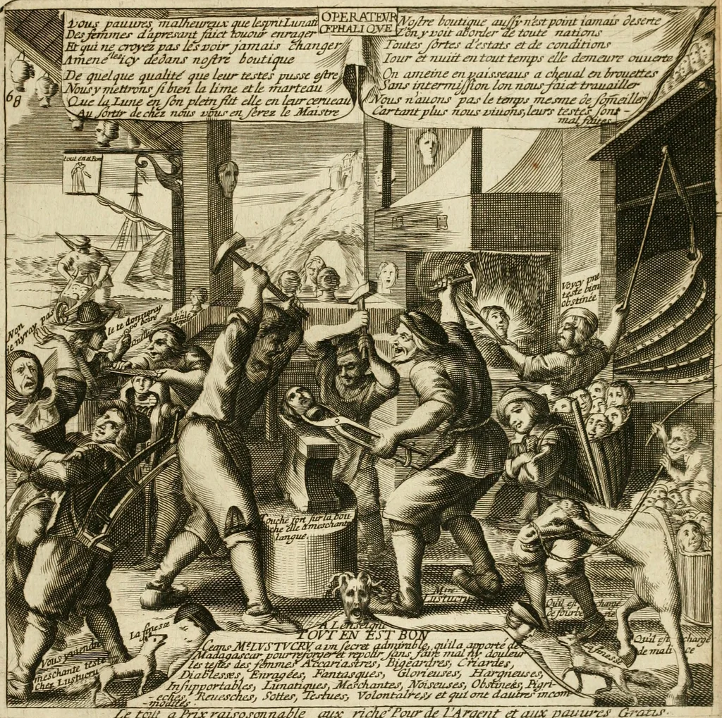 An illustration from Recueil des plus illustres proverbes, divises en trois livres ..., 1657, leaf 240