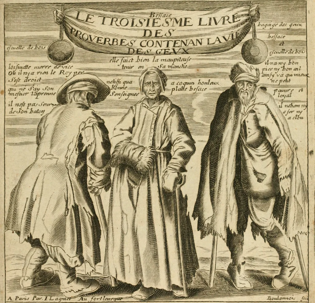 An illustration from Recueil des plus illustres proverbes, divises en trois livres ..., 1657, leaf 242