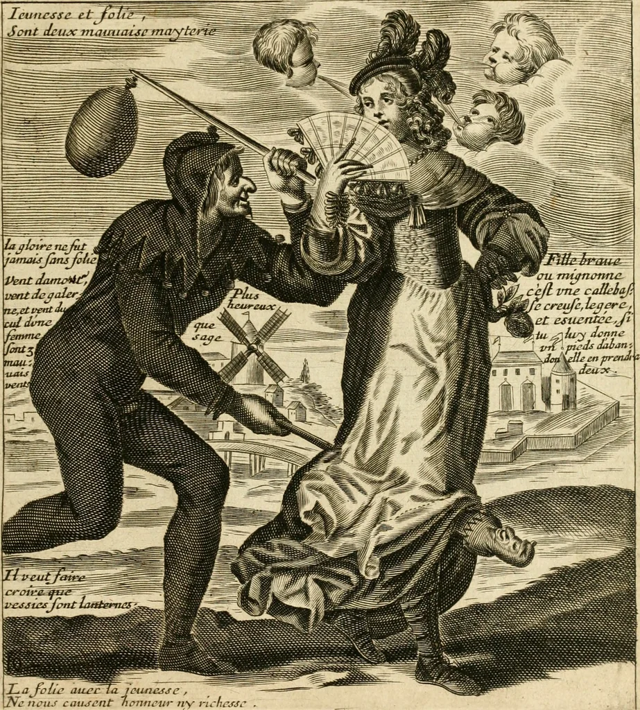An illustration from Recueil des plus illustres proverbes, divises en trois livres ..., 1657, leaf 26