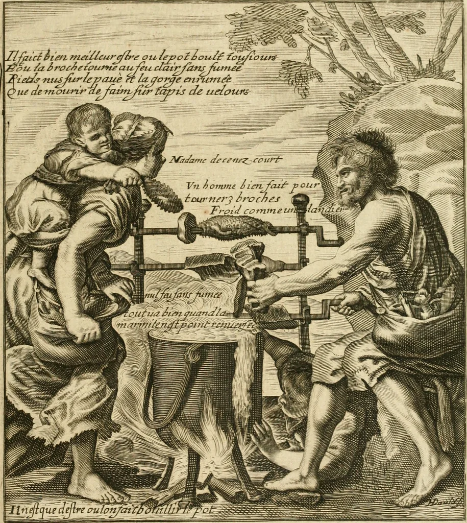 An illustration from Recueil des plus illustres proverbes, divises en trois livres ..., 1657, leaf 270