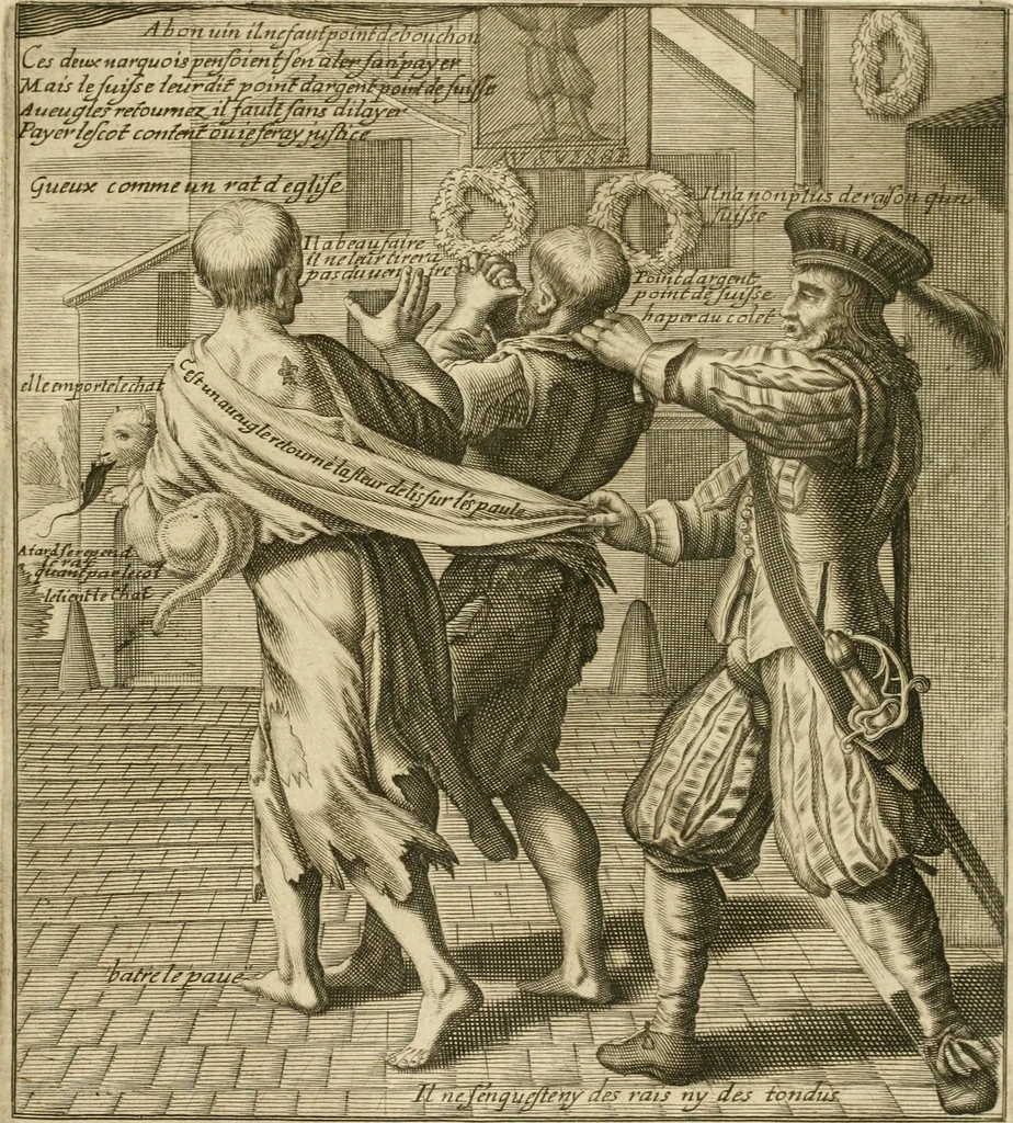 An illustration from Recueil des plus illustres proverbes, divises en trois livres ..., 1657, leaf 272