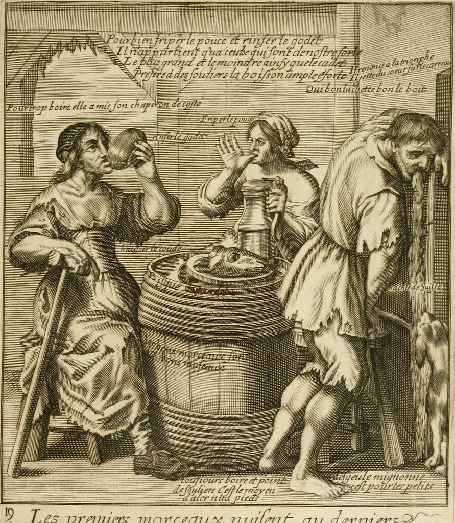 An illustration from Recueil des plus illustres proverbes, divises en trois livres ..., 1657, leaf 278