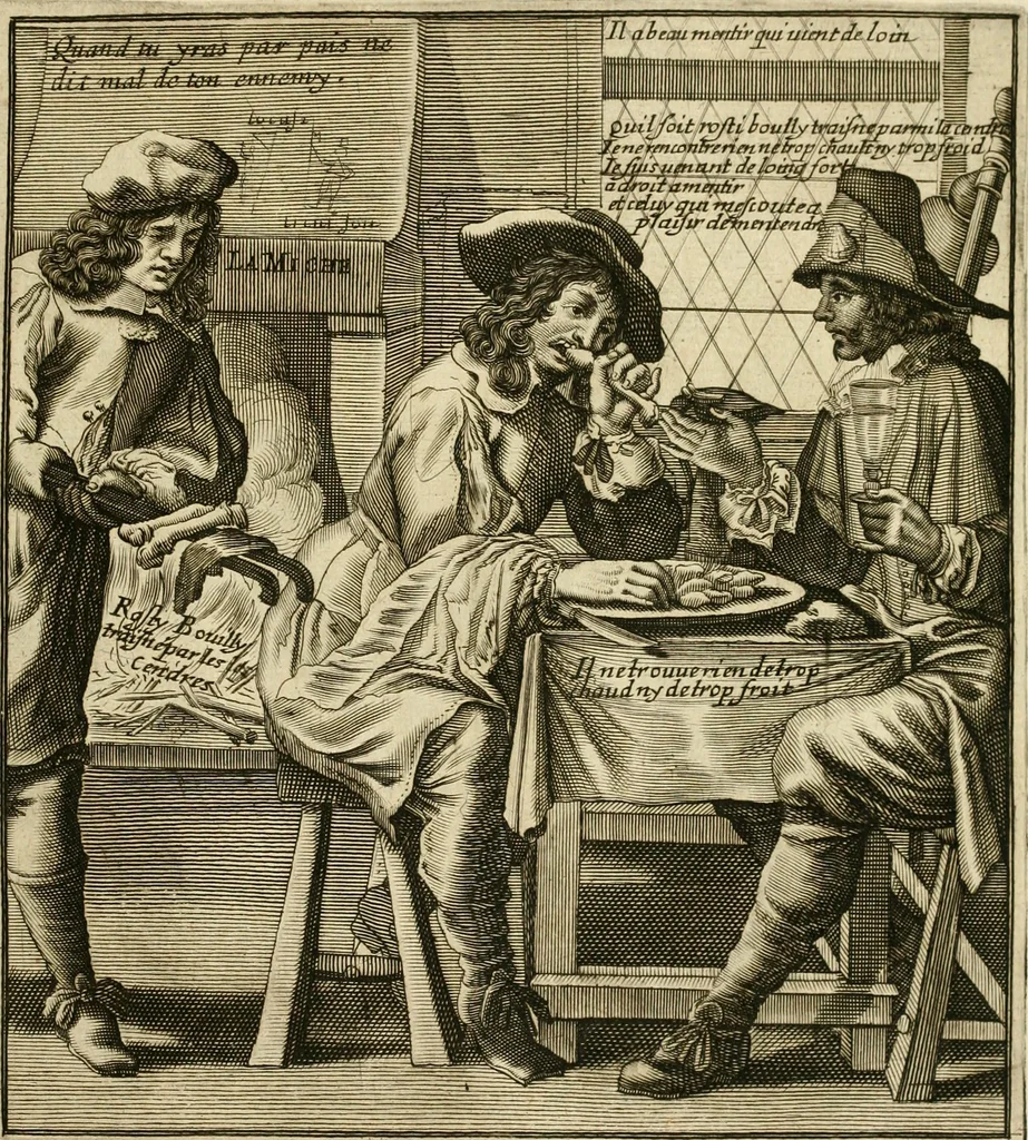 An illustration from Recueil des plus illustres proverbes, divises en trois livres ..., 1657, leaf 282