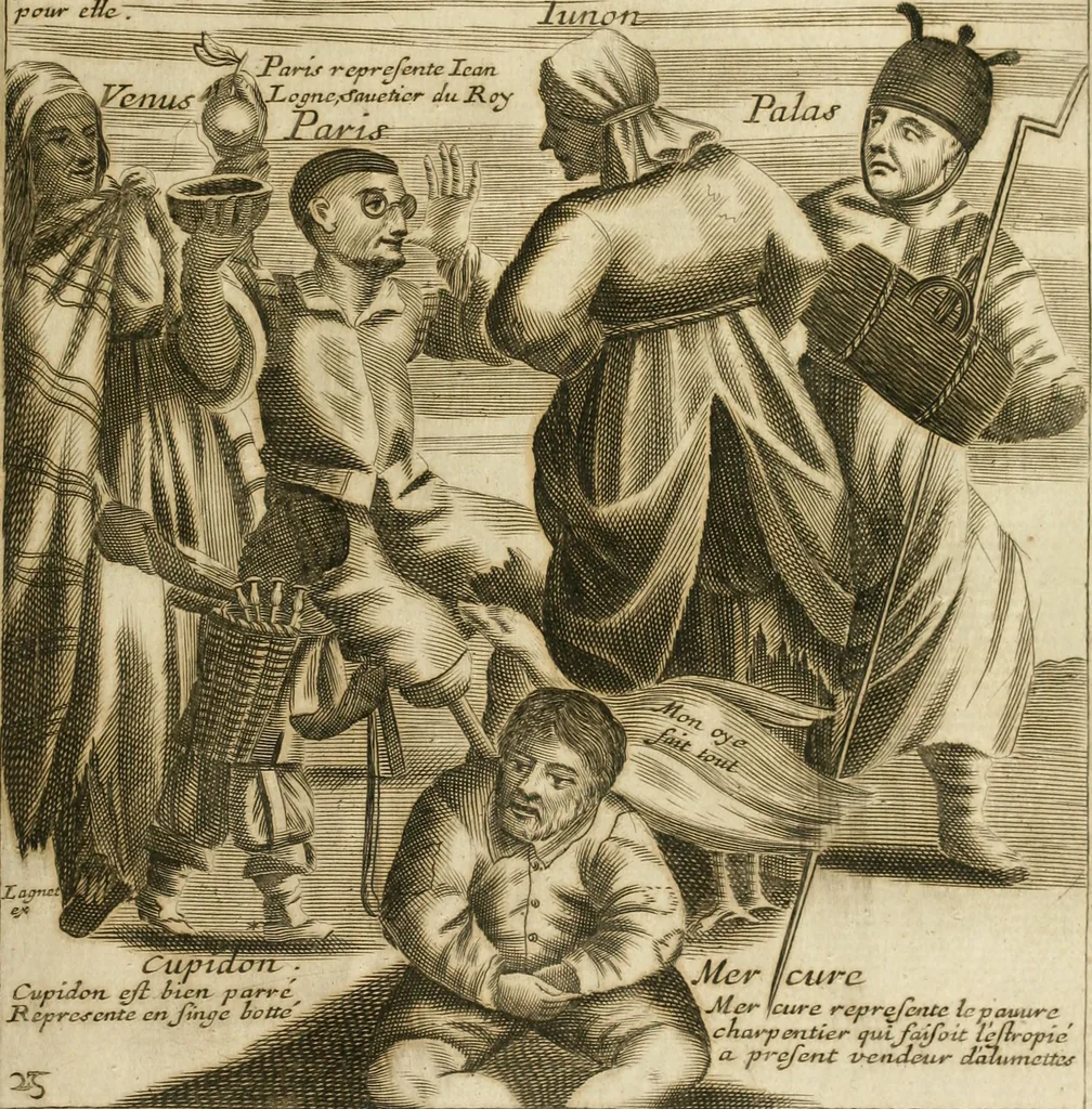 An illustration from Recueil des plus illustres proverbes, divises en trois livres ..., 1657, leaf 286