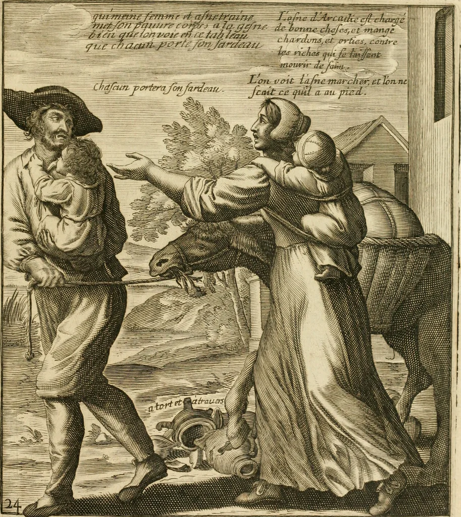 An illustration from Recueil des plus illustres proverbes, divises en trois livres ..., 1657, leaf 288