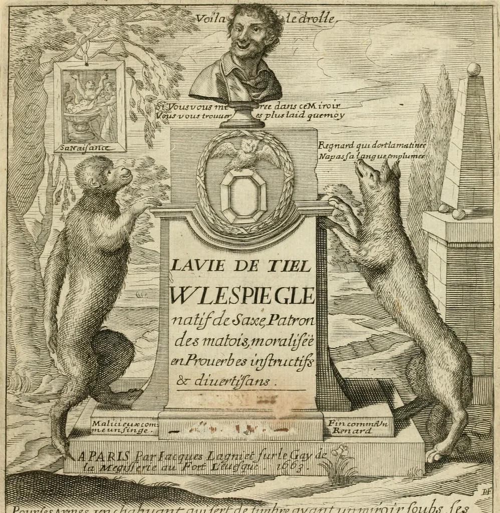 An illustration from Recueil des plus illustres proverbes, divises en trois livres ..., 1657, leaf 308