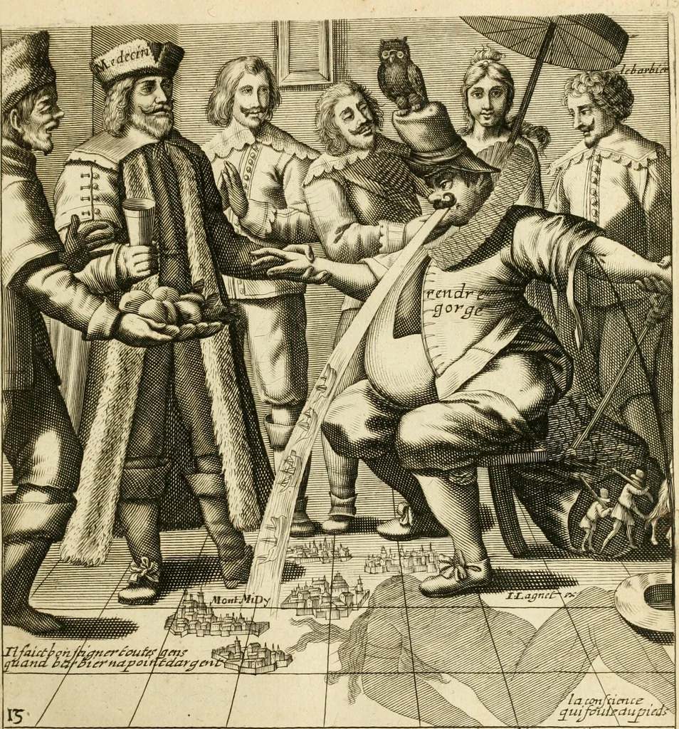 An illustration from Recueil des plus illustres proverbes, divises en trois livres ..., 1657, leaf 32