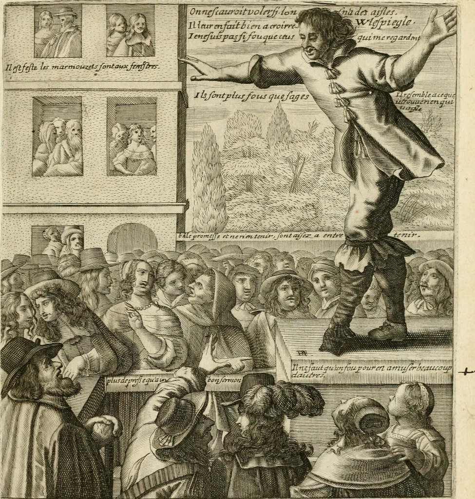An illustration from Recueil des plus illustres proverbes, divises en trois livres ..., 1657, leaf 320
