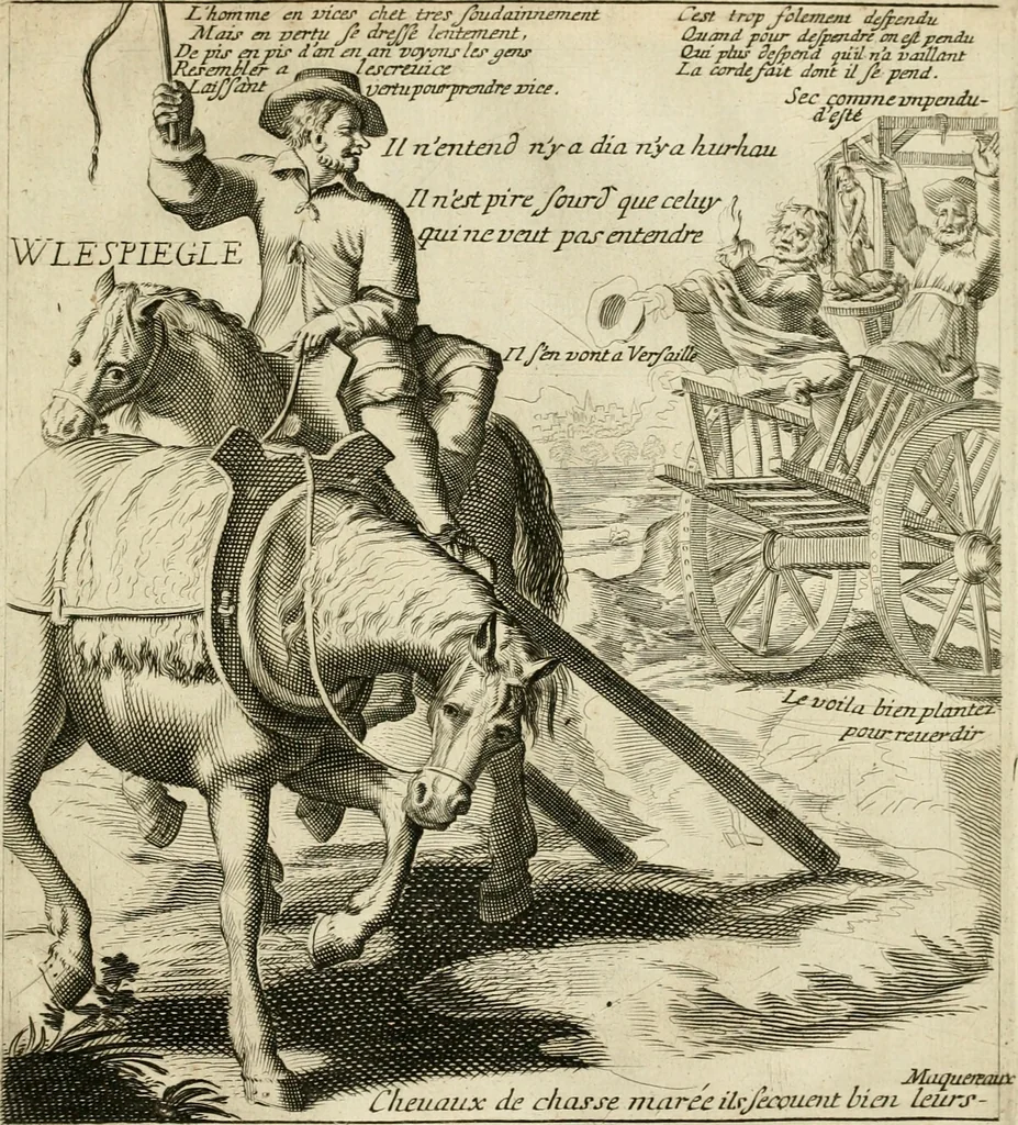An illustration from Recueil des plus illustres proverbes, divises en trois livres ..., 1657, leaf 326