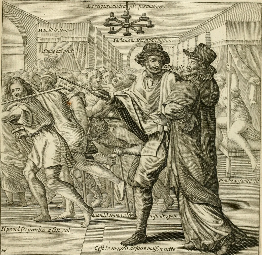 An illustration from Recueil des plus illustres proverbes, divises en trois livres ..., 1657, leaf 330