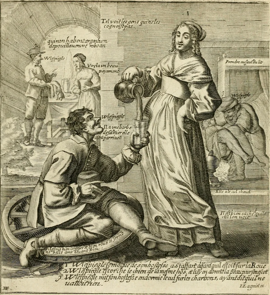 An illustration from Recueil des plus illustres proverbes, divises en trois livres ..., 1657, leaf 344