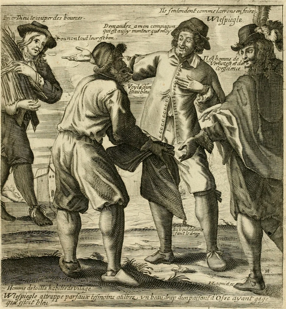 An illustration from Recueil des plus illustres proverbes, divises en trois livres ..., 1657, leaf 352