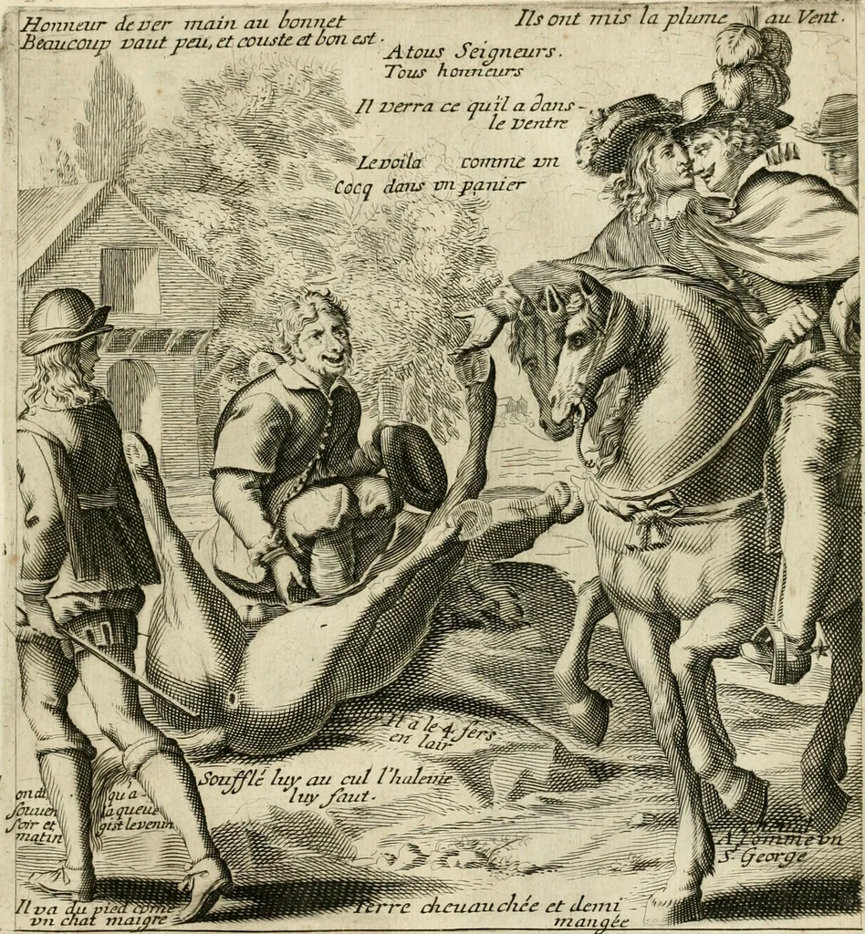 An illustration from Recueil des plus illustres proverbes, divises en trois livres ..., 1657, leaf 356