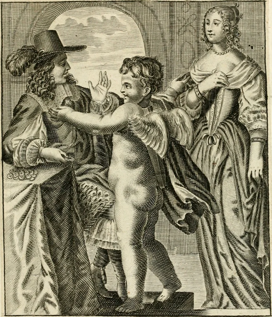 An illustration from Recueil des plus illustres proverbes, divises en trois livres ..., 1657, leaf 382