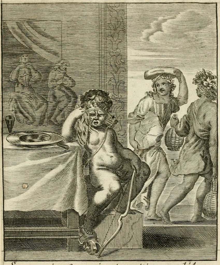 An illustration from Recueil des plus illustres proverbes, divises en trois livres ..., 1657, leaf 388