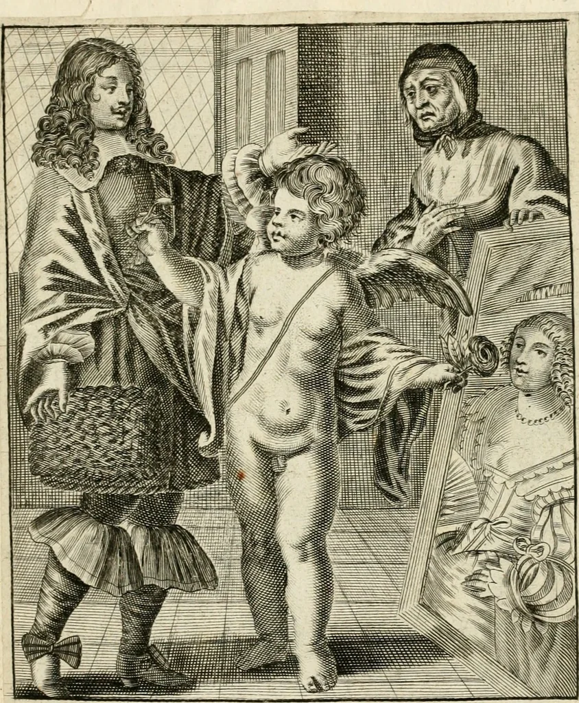 An illustration from Recueil des plus illustres proverbes, divises en trois livres ..., 1657, leaf 390