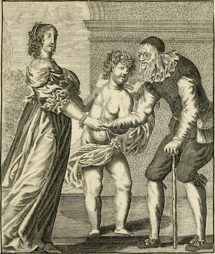 An illustration from Recueil des plus illustres proverbes, divises en trois livres ..., 1657, leaf 394