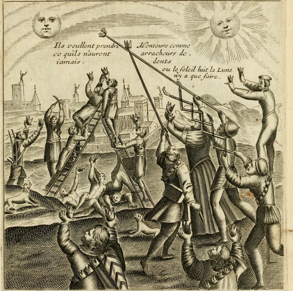An illustration from Recueil des plus illustres proverbes, divises en trois livres ..., 1657, leaf 40