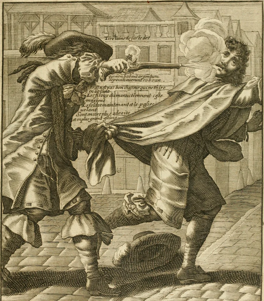 An illustration from Recueil des plus illustres proverbes, divises en trois livres ..., 1657, leaf 44