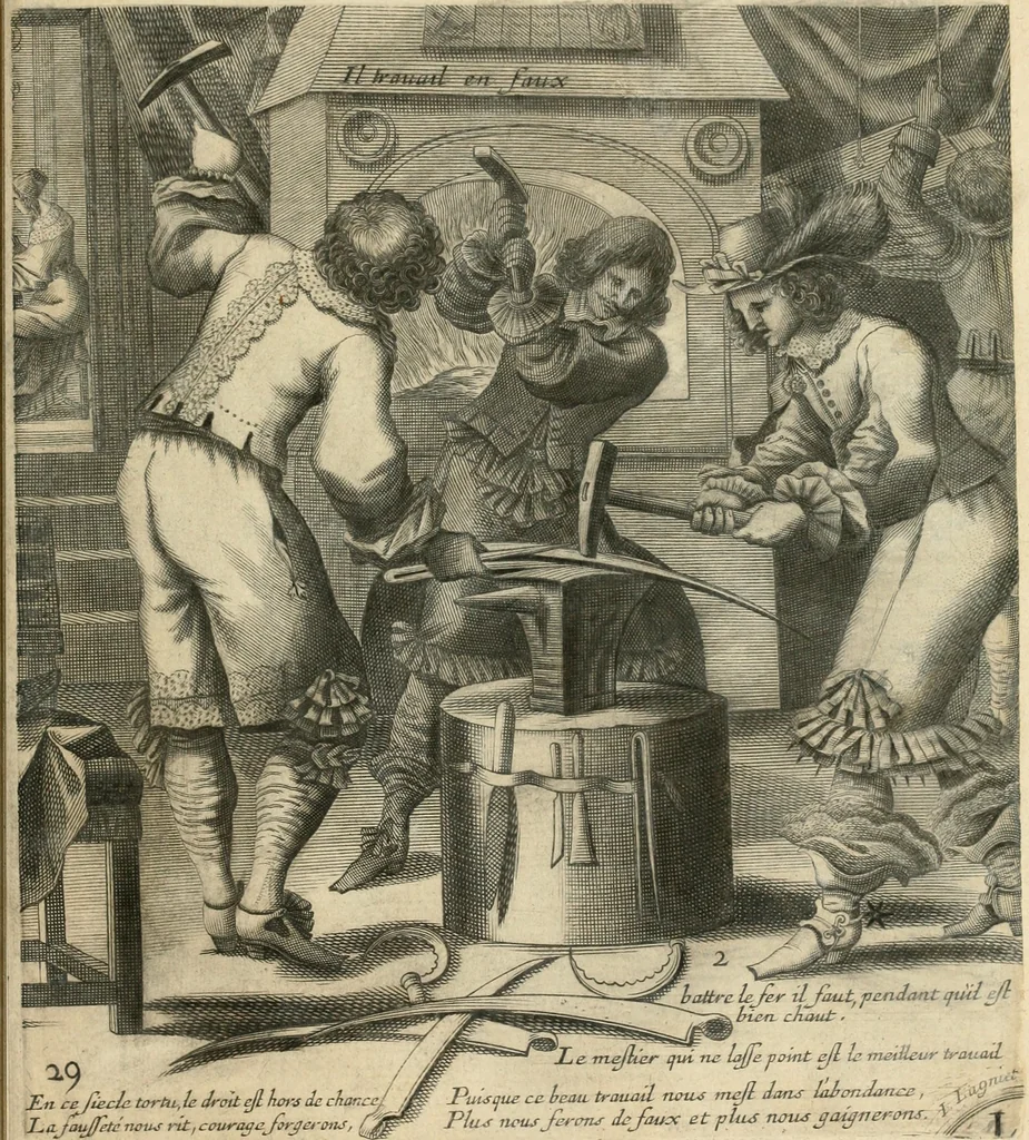 An illustration from Recueil des plus illustres proverbes, divises en trois livres ..., 1657, leaf 62