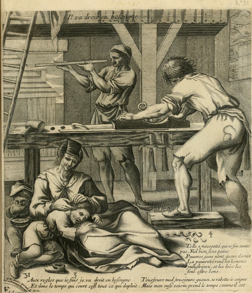 An illustration from Recueil des plus illustres proverbes, divises en trois livres ..., 1657, leaf 66