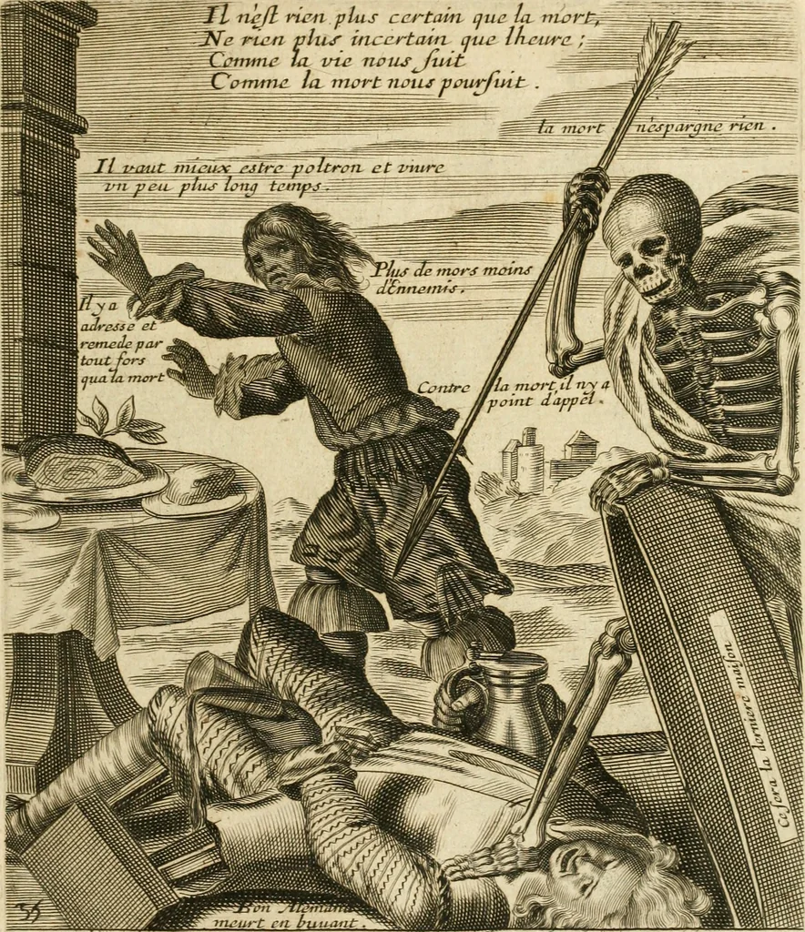 An illustration from Recueil des plus illustres proverbes, divises en trois livres ..., 1657, leaf 70