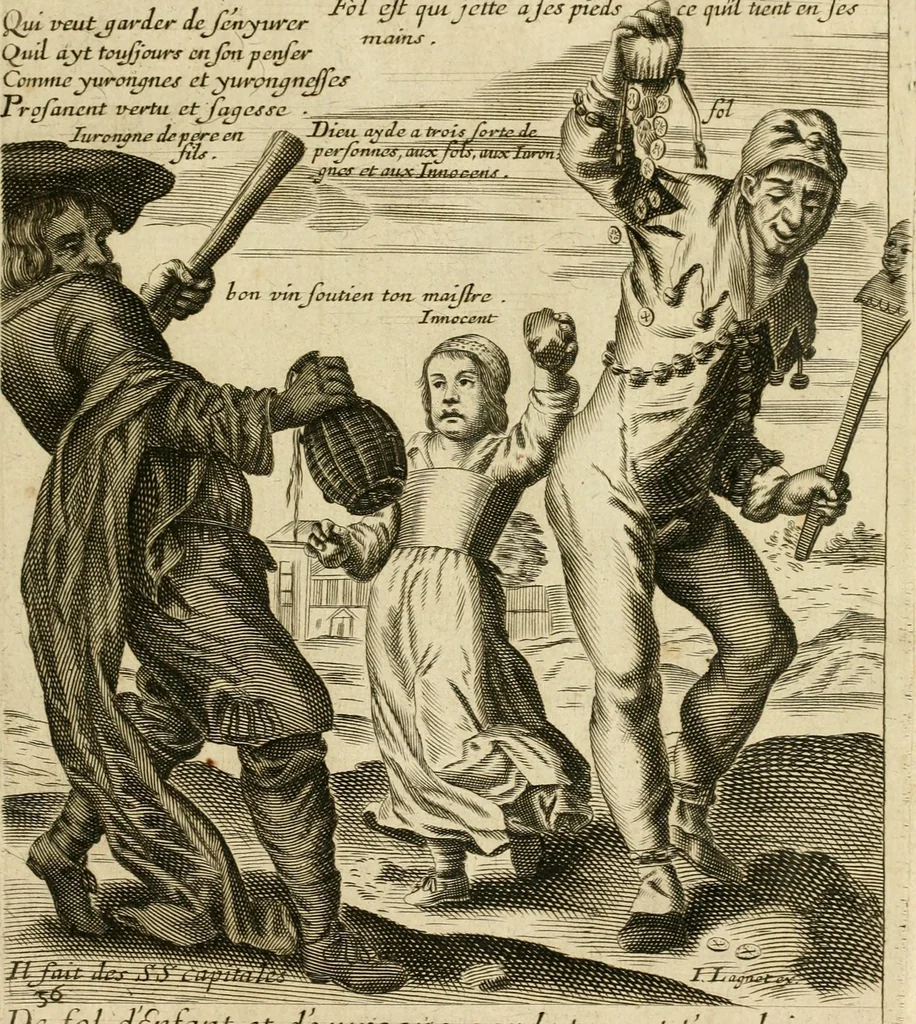 An illustration from Recueil des plus illustres proverbes, divises en trois livres ..., 1657, leaf 72