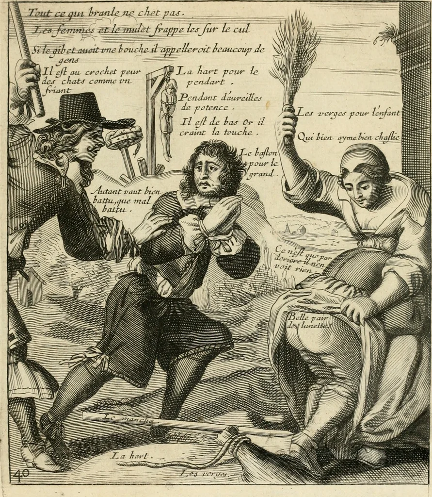 An illustration from Recueil des plus illustres proverbes, divises en trois livres ..., 1657, leaf 78