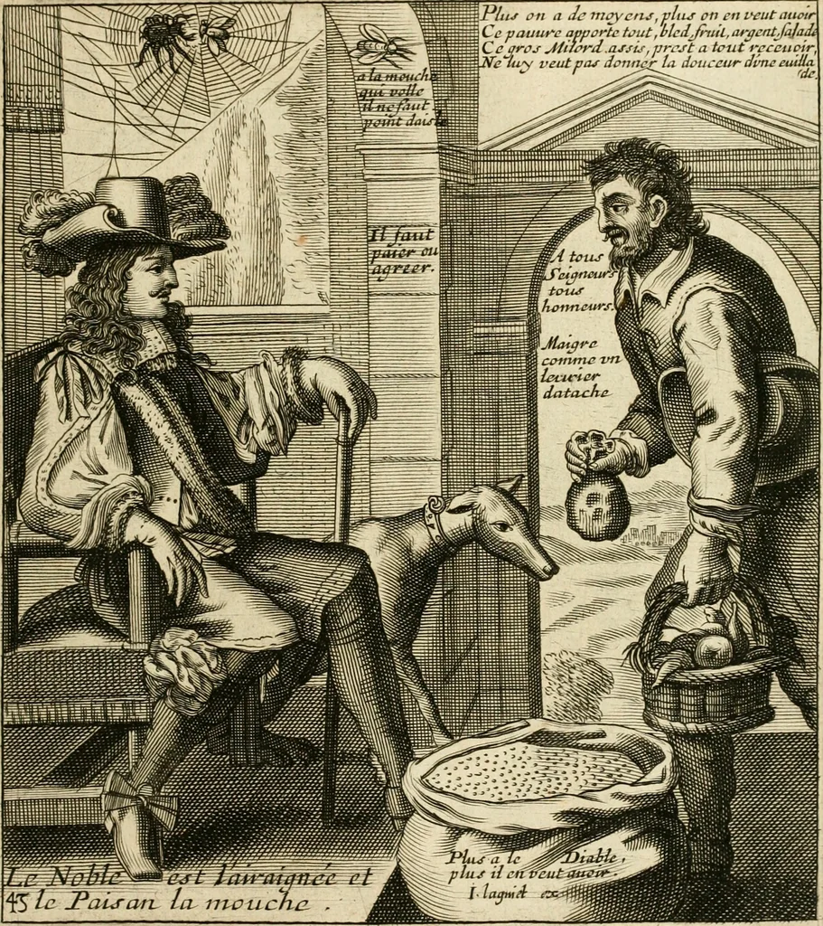 An illustration from Recueil des plus illustres proverbes, divises en trois livres ..., 1657, leaf 84