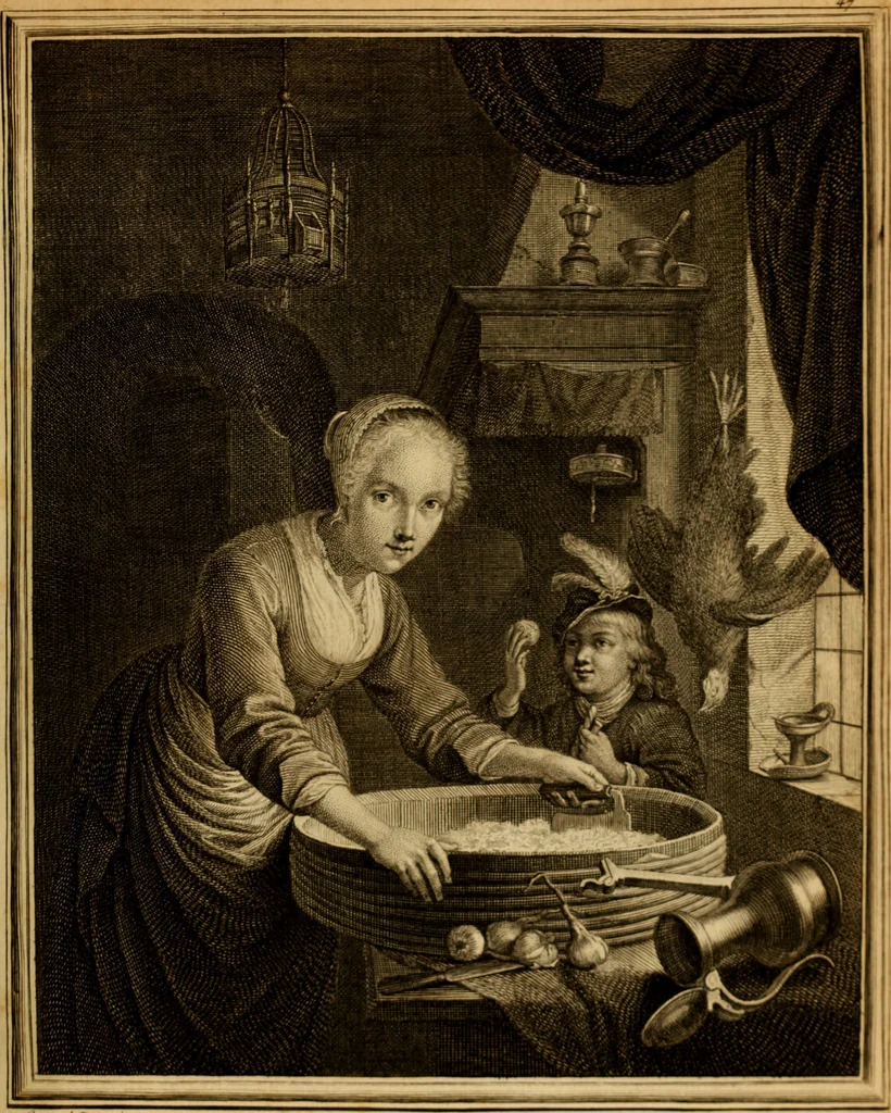 An illustration from Recueil d'estampes gravées d'après les tableaux du cabinet de Monseigneur le duc de Choiseul, 1771, leaf 114