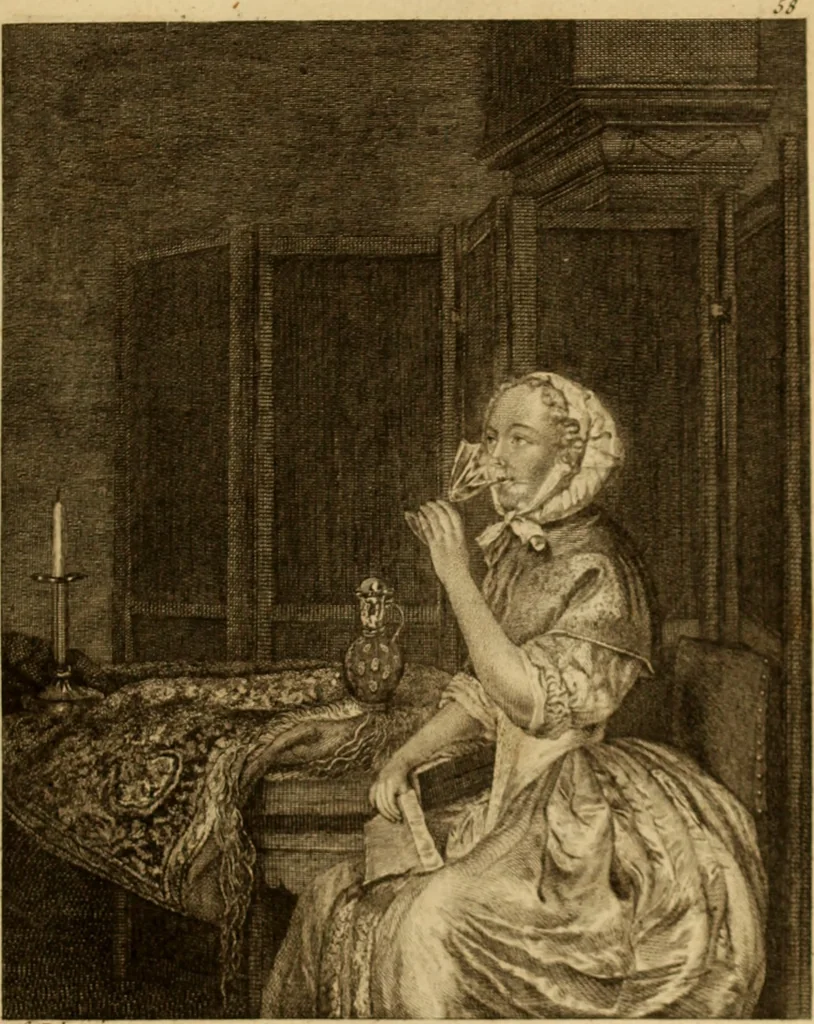 An illustration from Recueil d'estampes gravées d'après les tableaux du cabinet de Monseigneur le duc de Choiseul, 1771, leaf 136