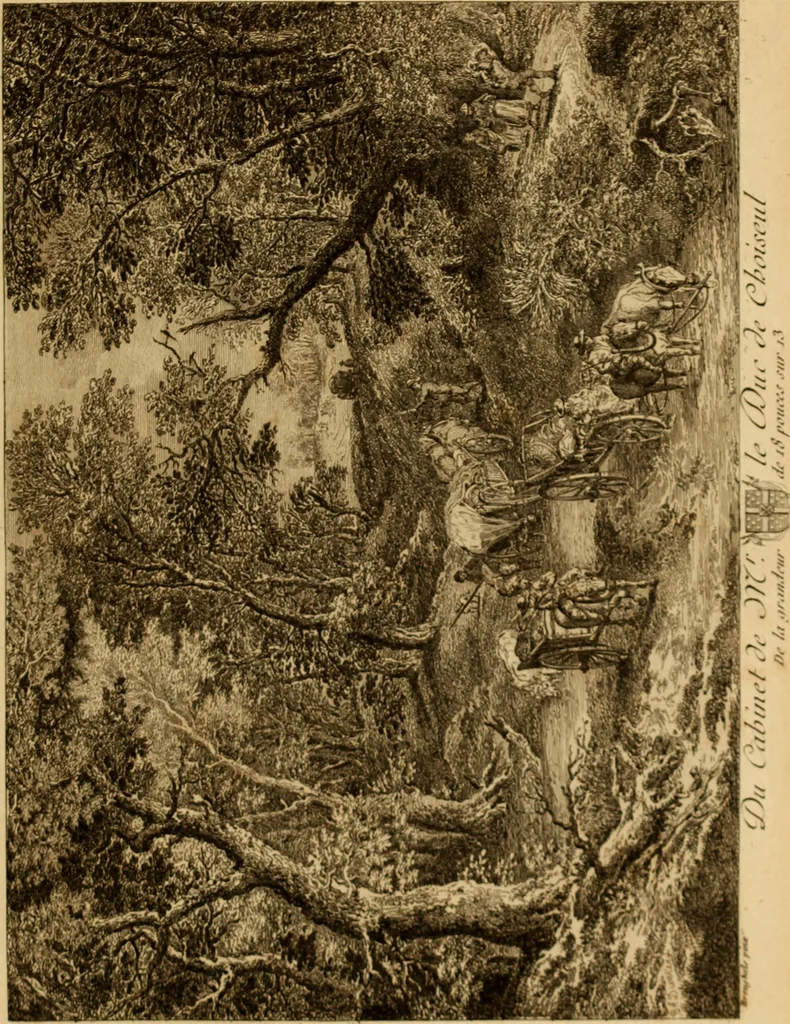 An illustration from Recueil d'estampes gravées d'après les tableaux du cabinet de Monseigneur le duc de Choiseul, 1771, leaf 144