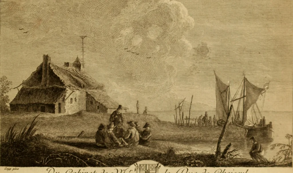 An illustration from Recueil d'estampes gravées d'après les tableaux du cabinet de Monseigneur le duc de Choiseul, 1771, leaf 148